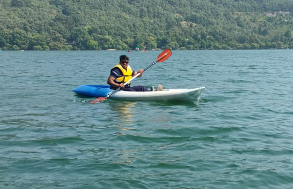boating in Bhimtal - kayaking