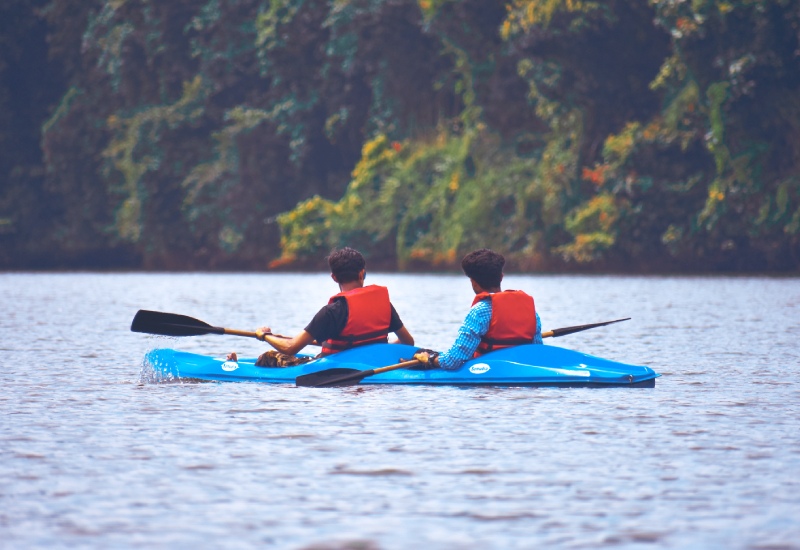 kayaking in bhimtal