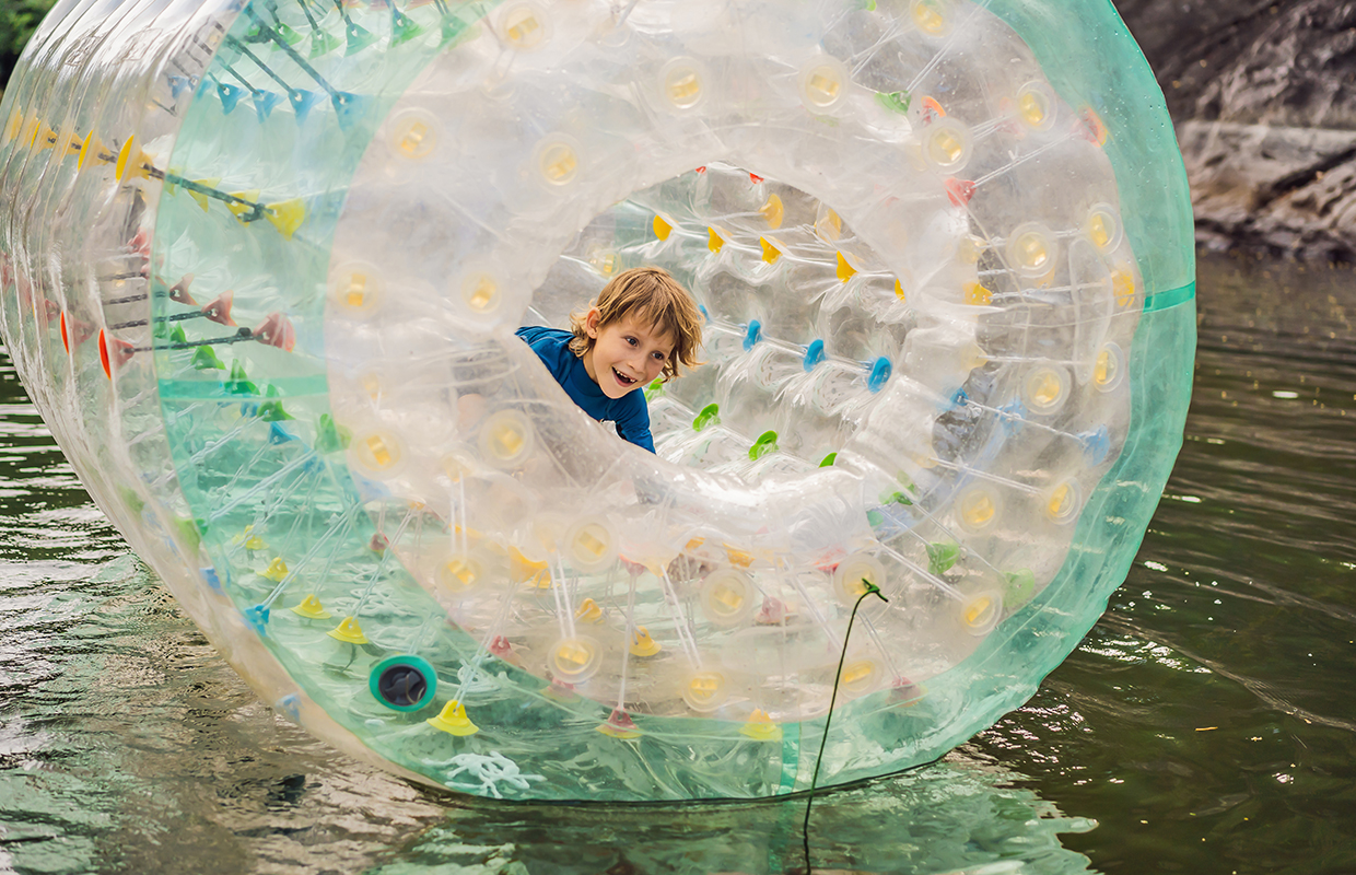 water zorbing