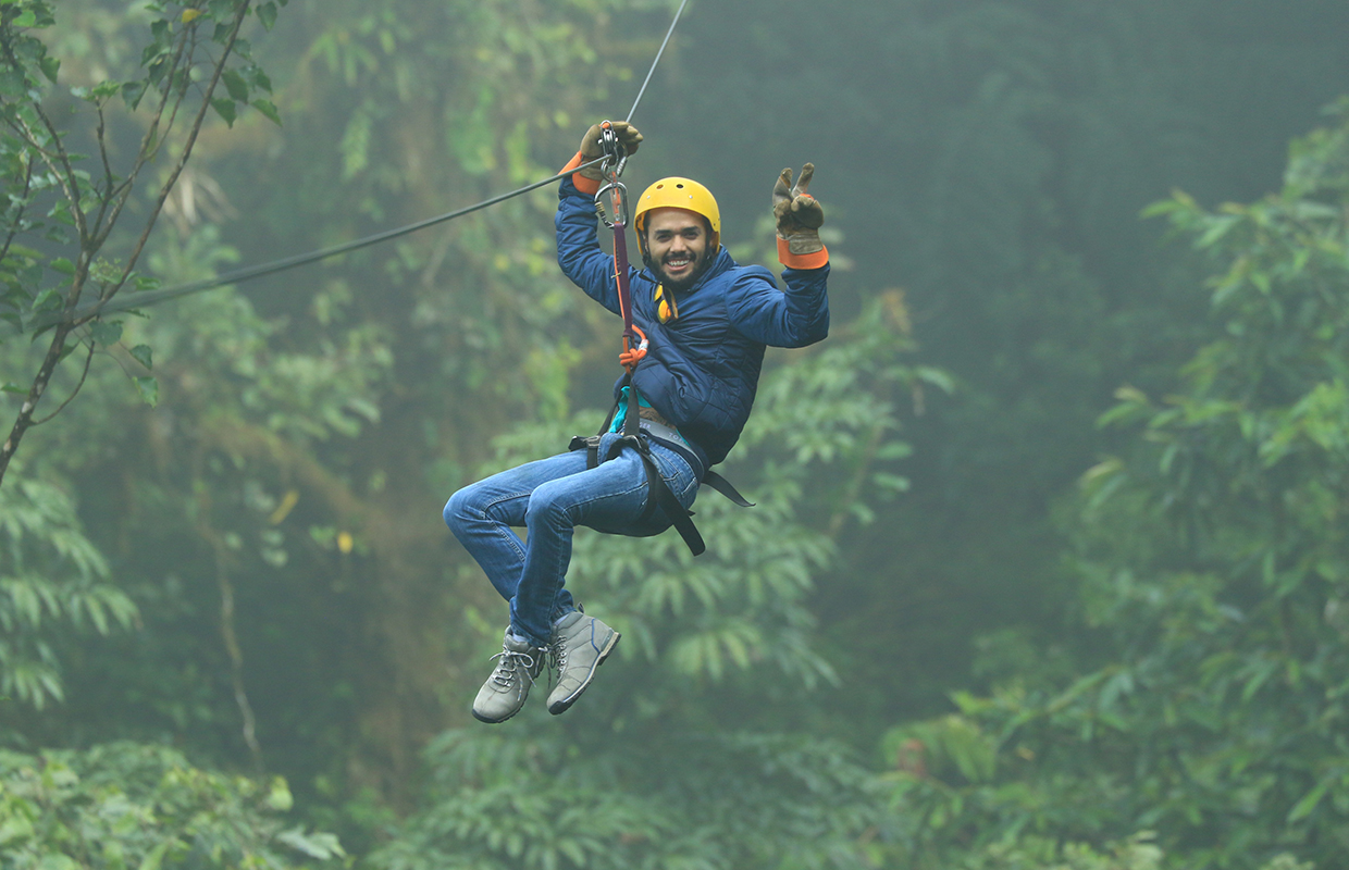 Zipline in Bhimtal